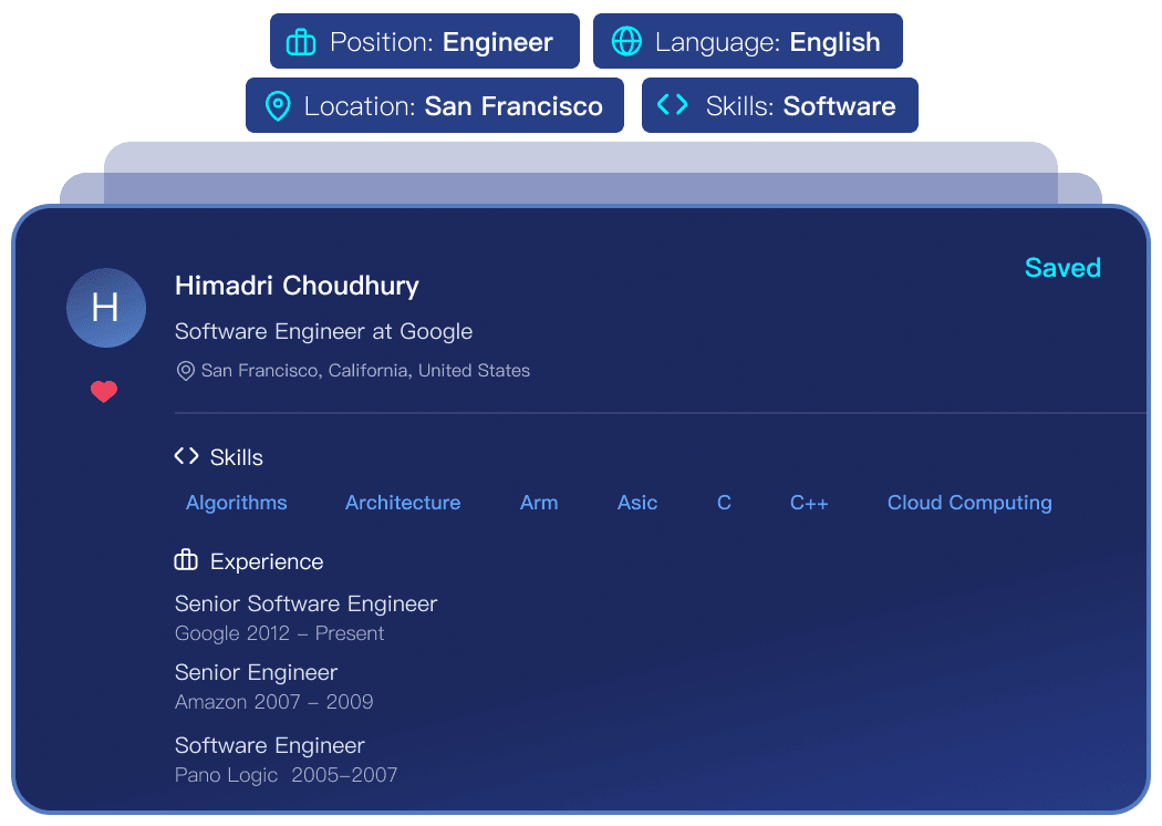 Persistent Search History & Lists