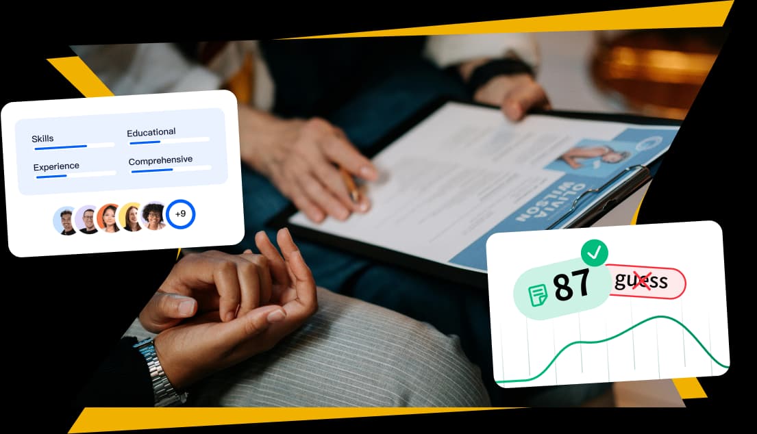 Conçu pour de vraies décisions de recrutement