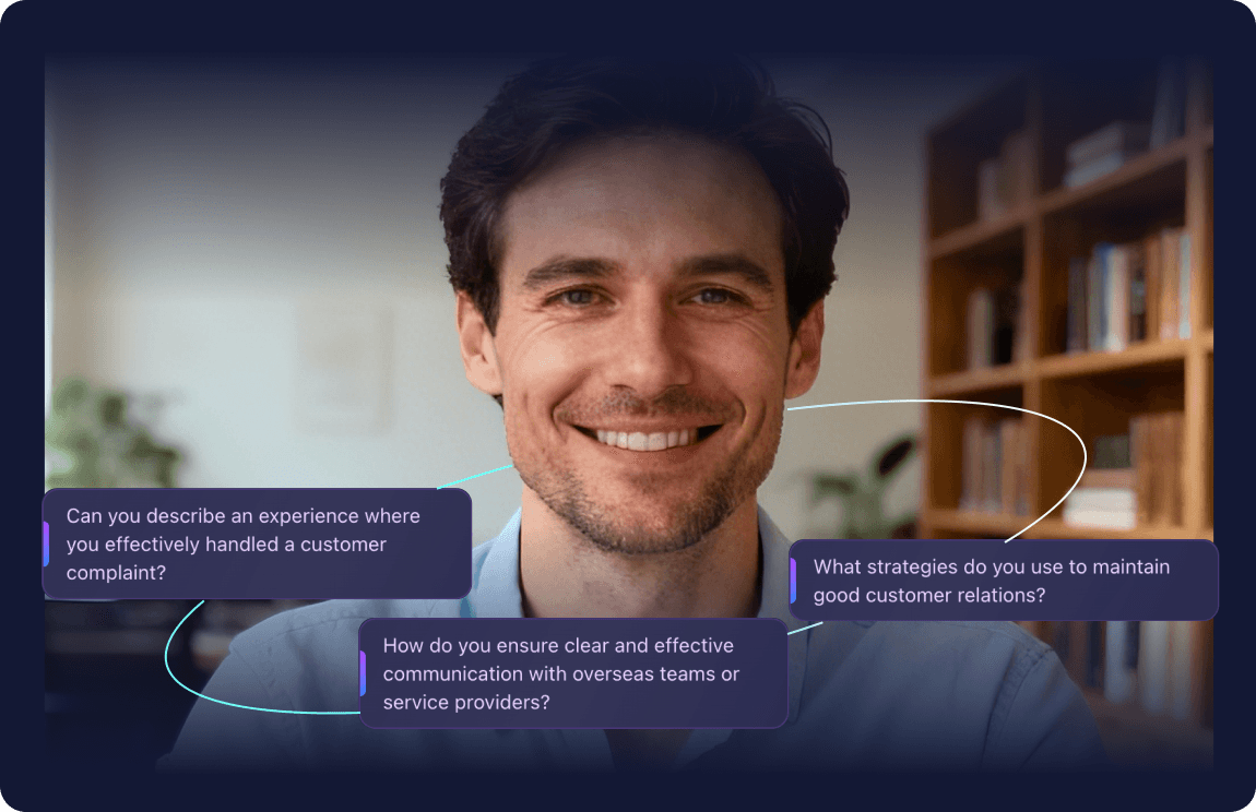 Interviewer Leads, AI Supports