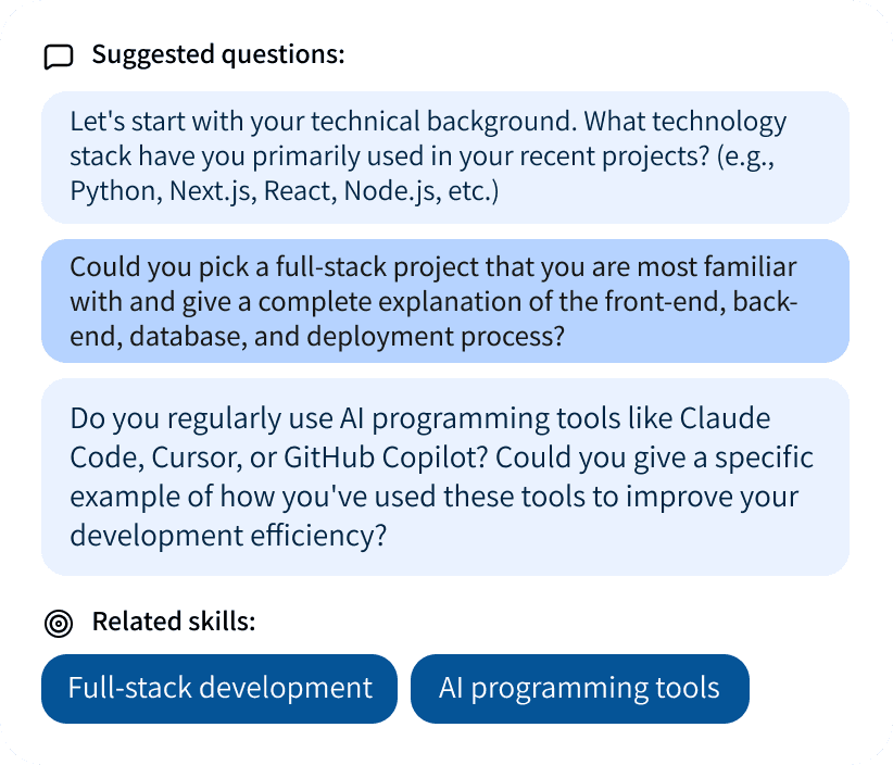 Plattformübergreifende Echtzeit-Vorschläge